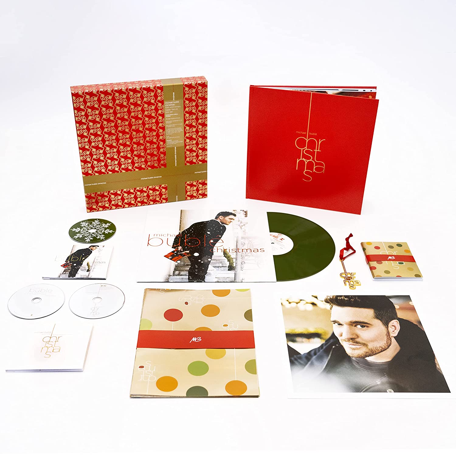 BUBLE MICHAEL - CHRISTMAS BOX (LP green vinyl, 2CD + DVD +...)