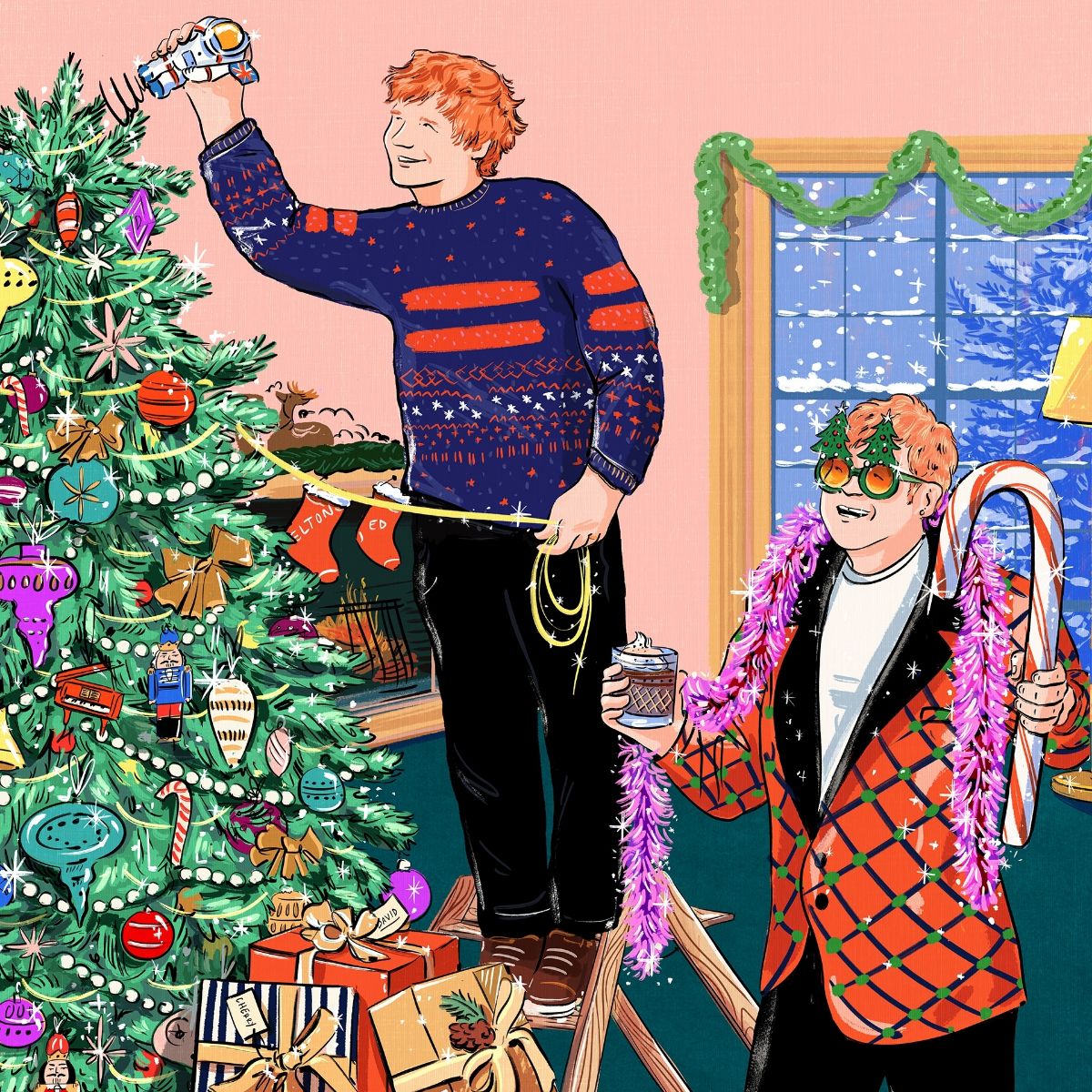 Ed Sheeran i Elton John