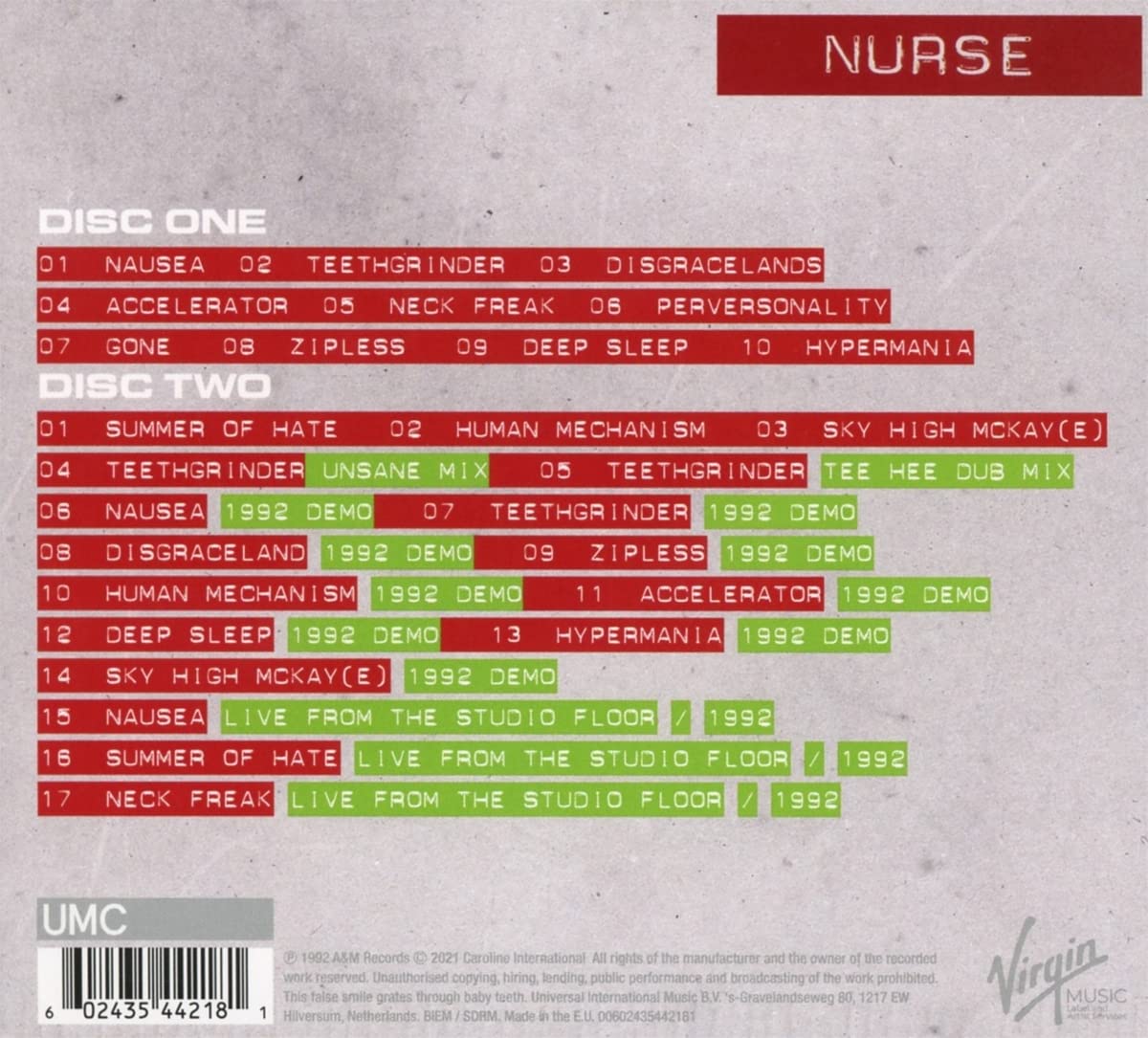 THERAPY? - NURSE CD2 - Slika 2