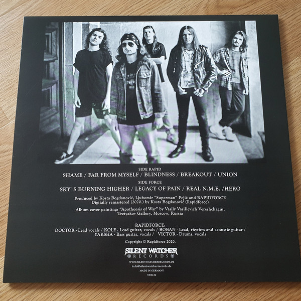 RAPIDFORCE - APOTHEOSIS OF WAR LP - Slika 2