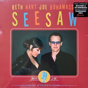 HART BETH & JOE BONAMASSA - SEESAW transparent vinyl LP