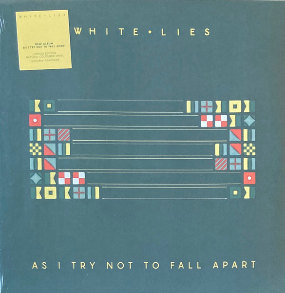 WHITE LIES - AS I TRY NOT TO FALL APART ltd natural colored vinyl LP