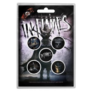 MERCH - IN FLAMES BEDŽ  SET 5 KOM