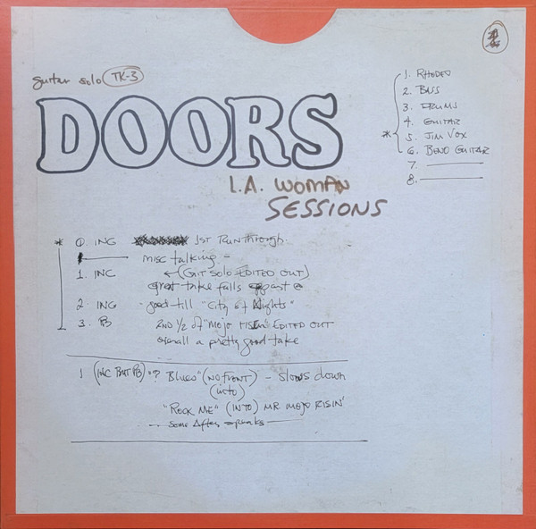 DOORS - L.A. WOMAN SESSIONS RSD 2022 LP4