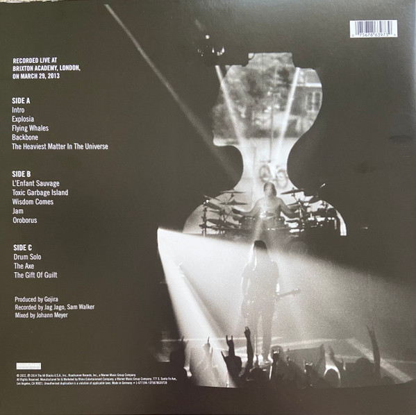 GOJIRA - LIVE AT BRIXTON ACADEMY ltd edition RSD 2022 LP2 - Slika 2