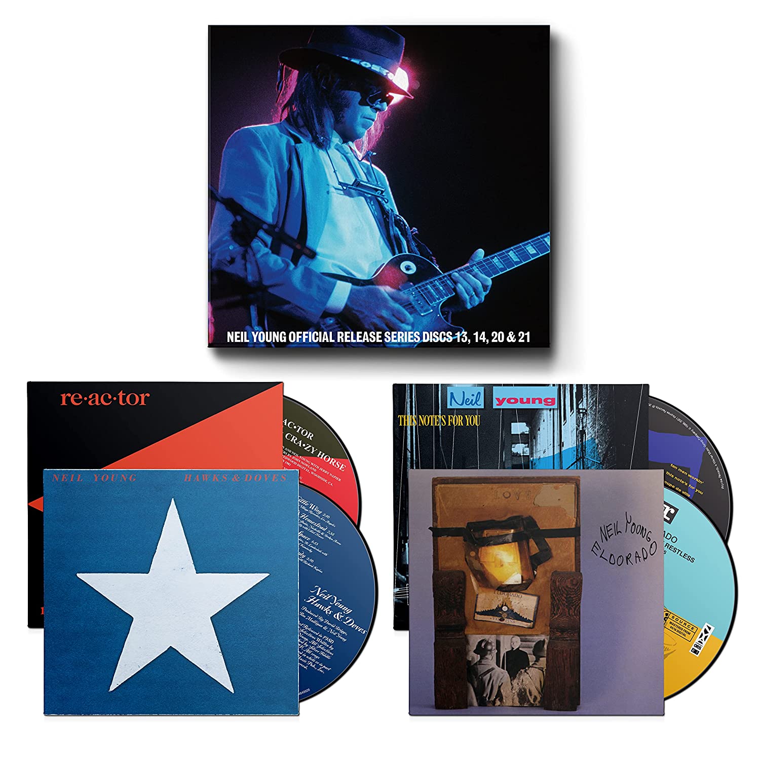 Young Neil - Official Release Series Discs 13,14,20 & 21 CD4box