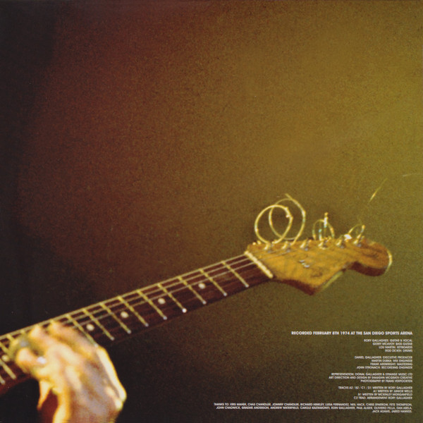 GALLAGHER RORY - LIVE IN SAN DIEGO '74 RSD 2022 LP2 - Slika 2