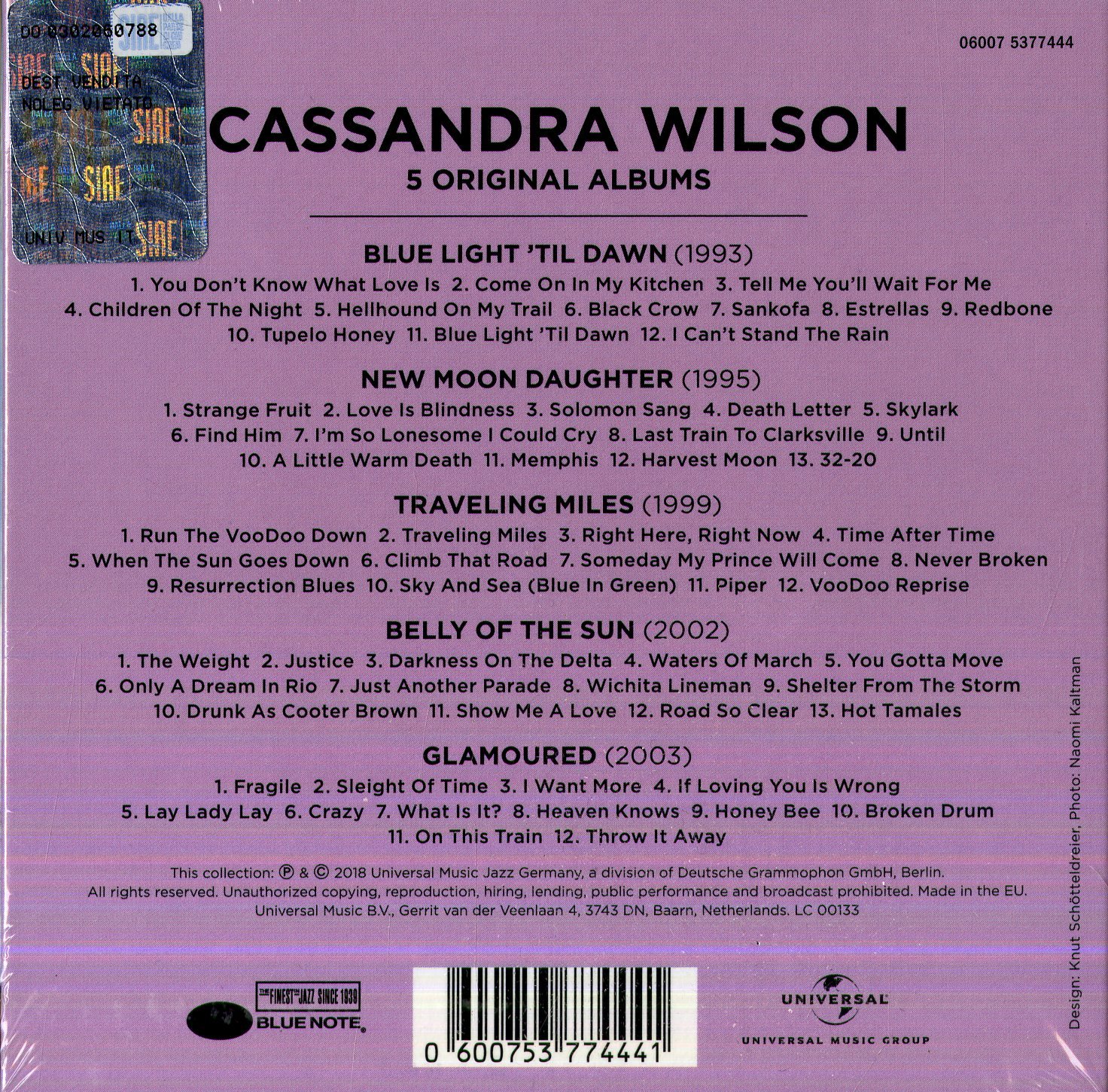 WILSON CASSANDRA - 5 ORIGINAL ALBUMS - Slika 2