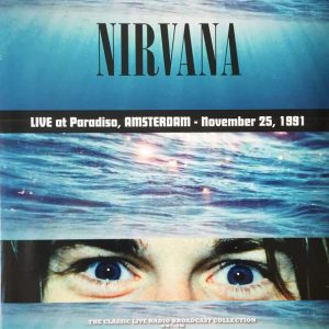 NIRVANA - LIVE AT PARADISO AMSTERDAM 1991 turquoise vinyl LP