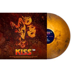 KISS - LIVE AT THE RITZ 1988 orange marble vinyl LP