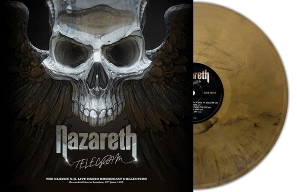 NAZARETH - TELEGRAM-RADIO BROADCAST gold marble vinyl LP