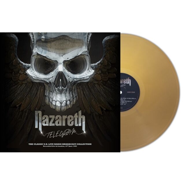 NAZARETH - TELEGRAM-RADIO BROADCAST gold vinyl LP
