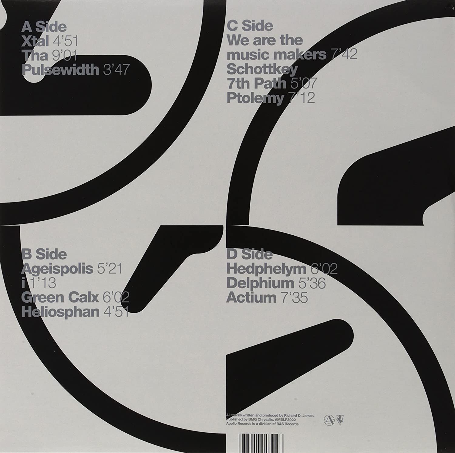 APHEX TWIN - SELECTED AMBIENT WORKS 85-92 LP2 - Slika 2