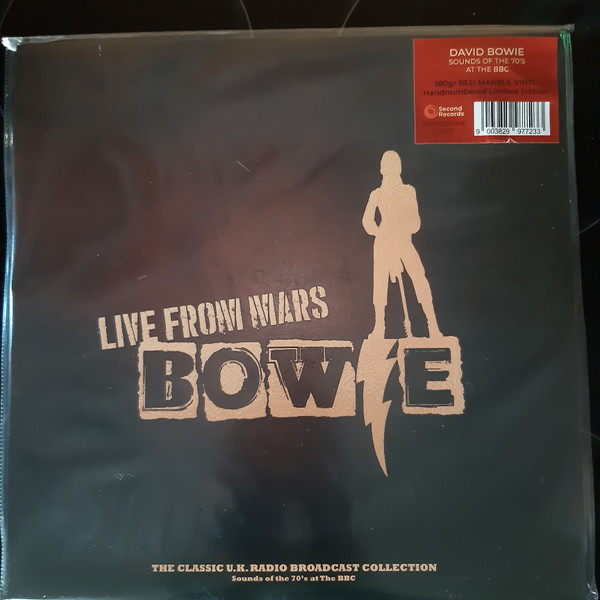 BOWIE DAVID - LIVE FROM MARS red marble vinyl LP - Slika 2