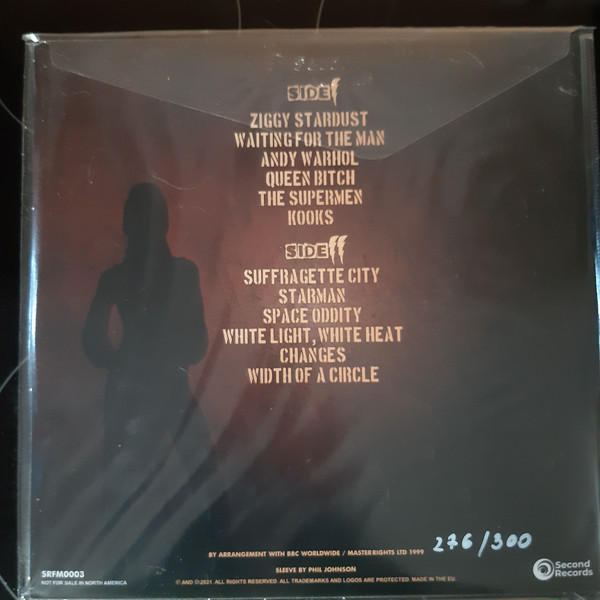 BOWIE DAVID - LIVE FROM MARS red marble vinyl LP - Slika 3