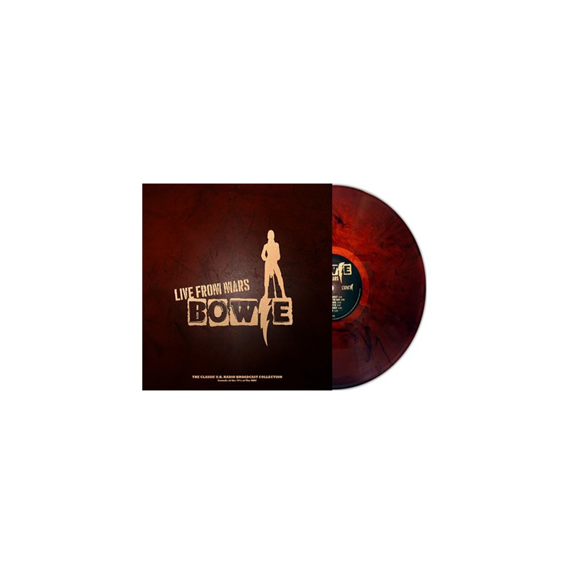 BOWIE DAVID - LIVE FROM MARS red marble vinyl LP