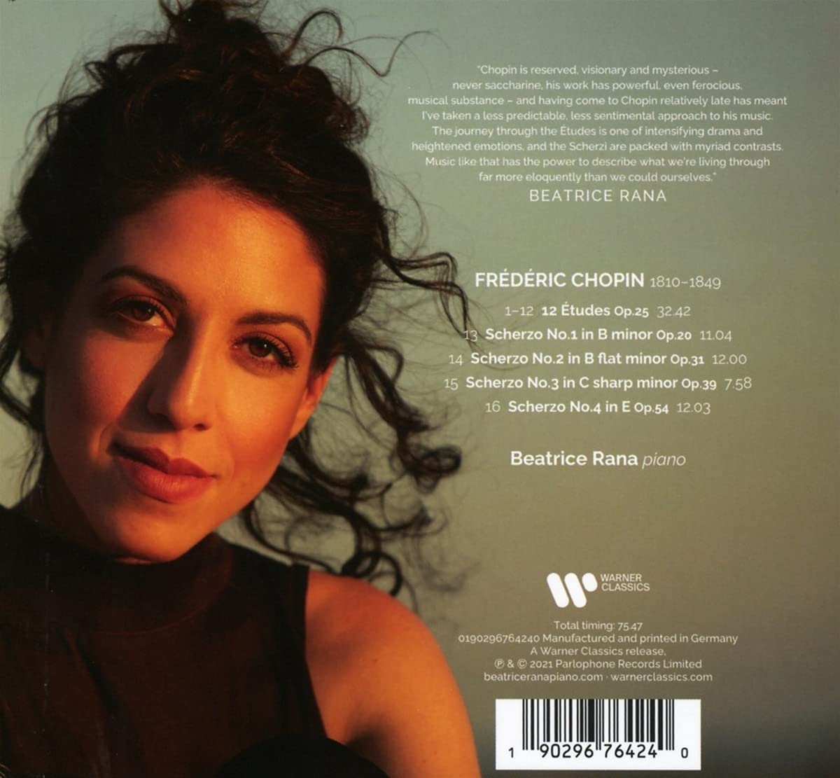 CHOPIN/RANA - ETUDES OP25 CD - Slika 2