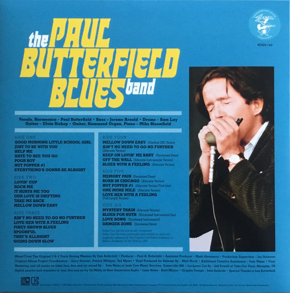 BUTTERFIELD BLUES BAND - ORIGINAL LOST ELEKTRA SESSIONS run out groove LP3 - Slika 2