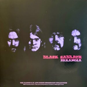 BLACK SABBATH - PARANOIA BBC SHOW 1970 purple vinyl LP