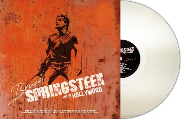 SPRINGSTEEN BRUCE - LIVE IN HOLLYWOOD clear vinyl LP