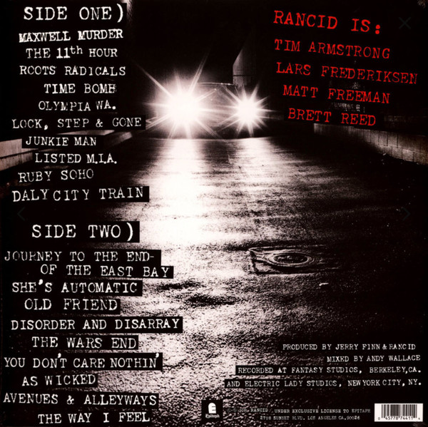 RANCID - AND OUT COME THE WOLVES LP - Image 2