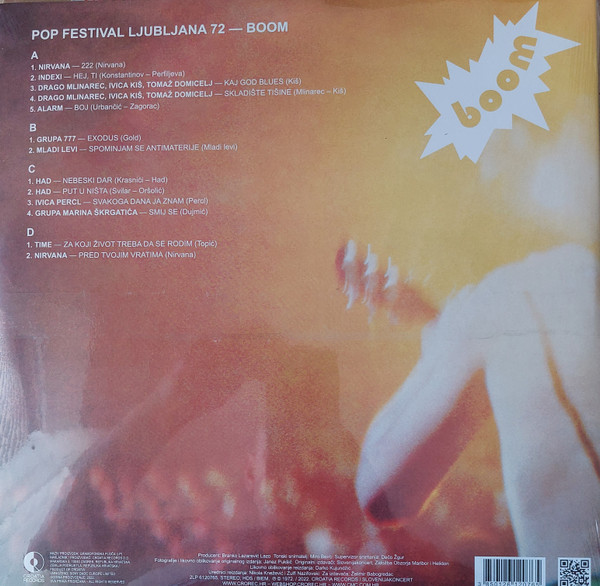 R.I. - POP FESTIVAL LJUBLJANA 72 - BOOM LP2 - Slika 2