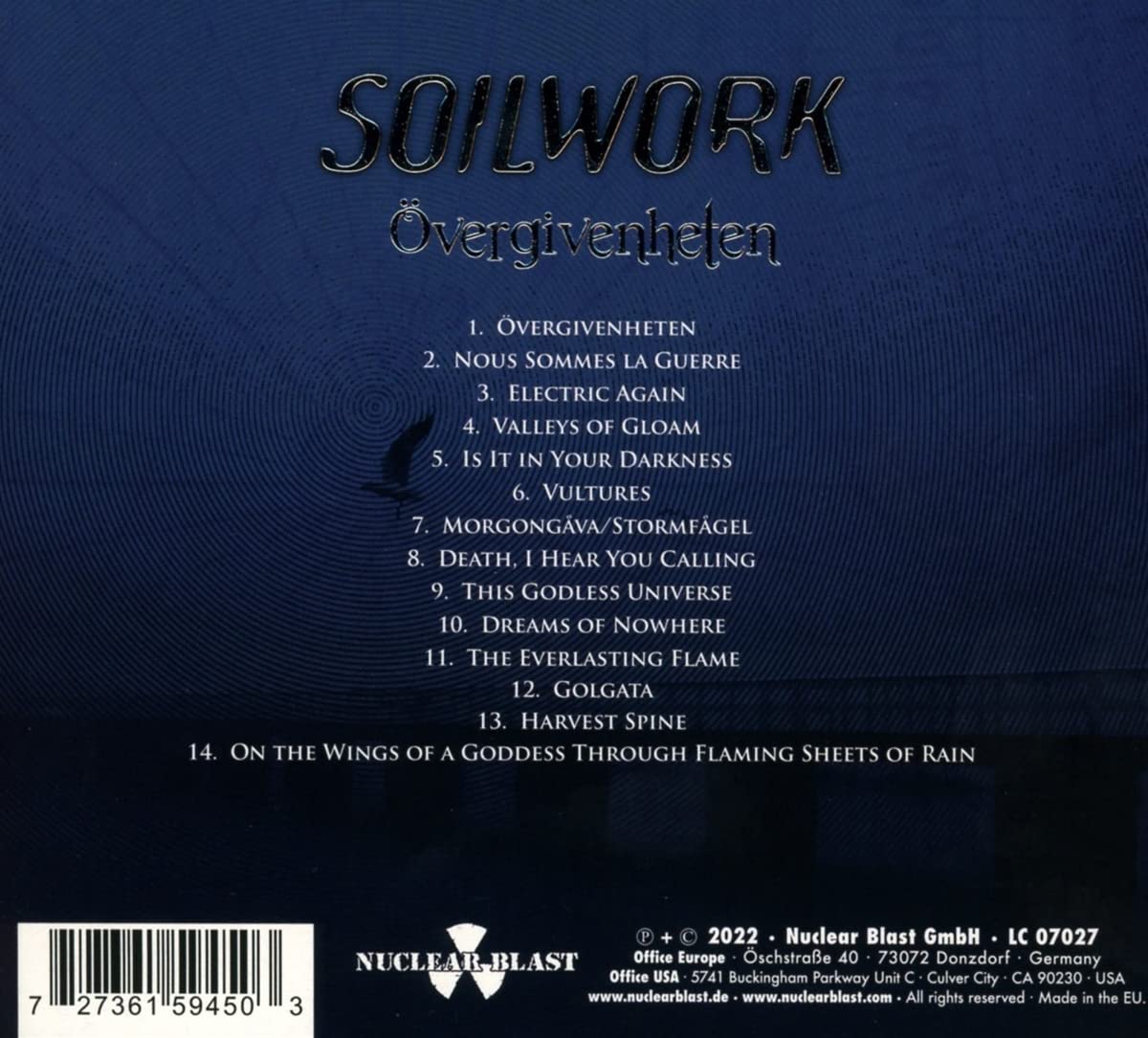 SOILWORK - OVERGIVENHETEN digi pack CD - Slika 2