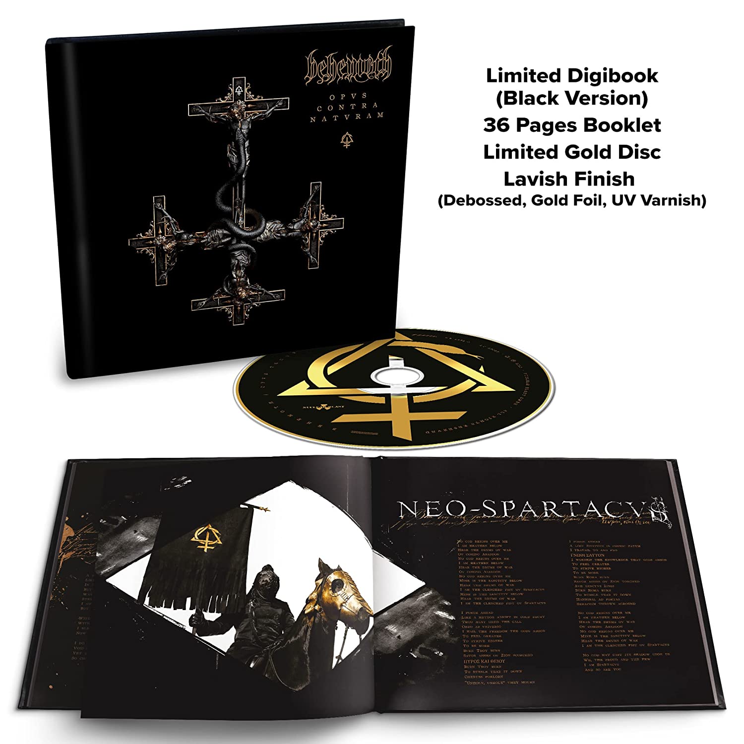 BEHEMOTH - OPVS CONTRA NATVRAM black digibook CD