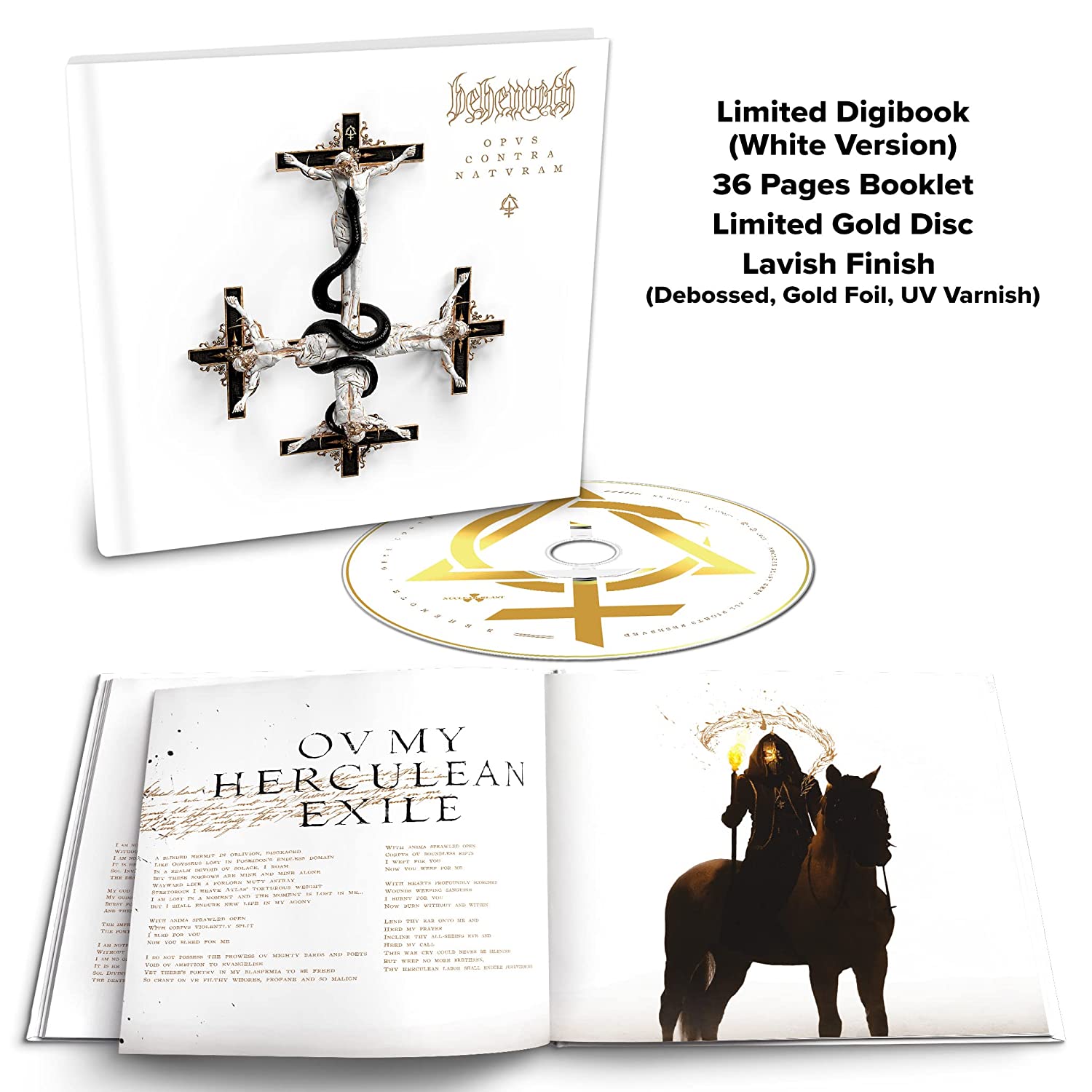 BEHEMOTH - OPVS CONTRA NATVRAM white digibook CD