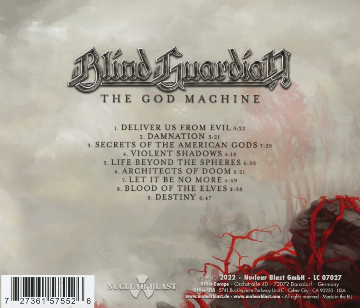 BLIND GUARDIAN - GOD MACHINE CD - Slika 2