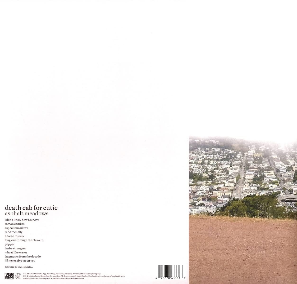 DEATH CAB FOR CUTIE - ASPHALT MEADOWS LP - Slika 2