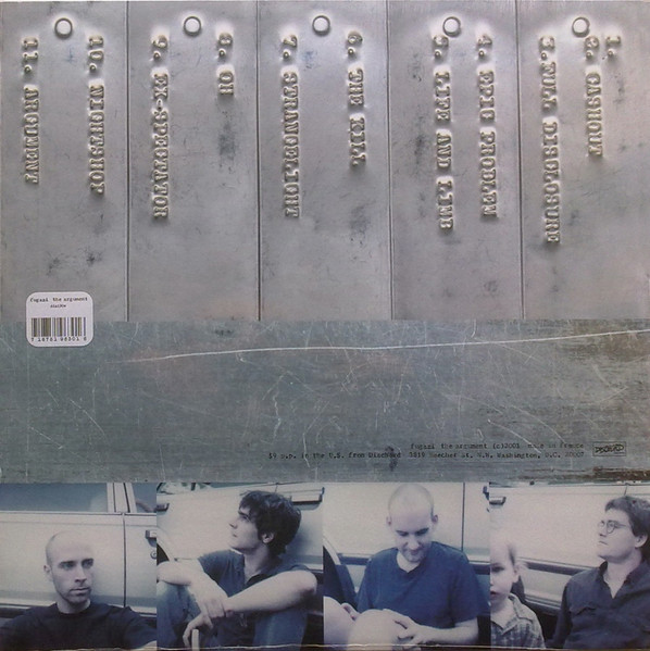 FUGAZI - ARGUMENT LP - Slika 2