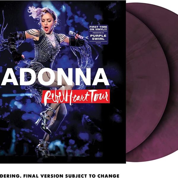 MADONNA - REBEL HEART TOUR purple swirl vinyl LP2