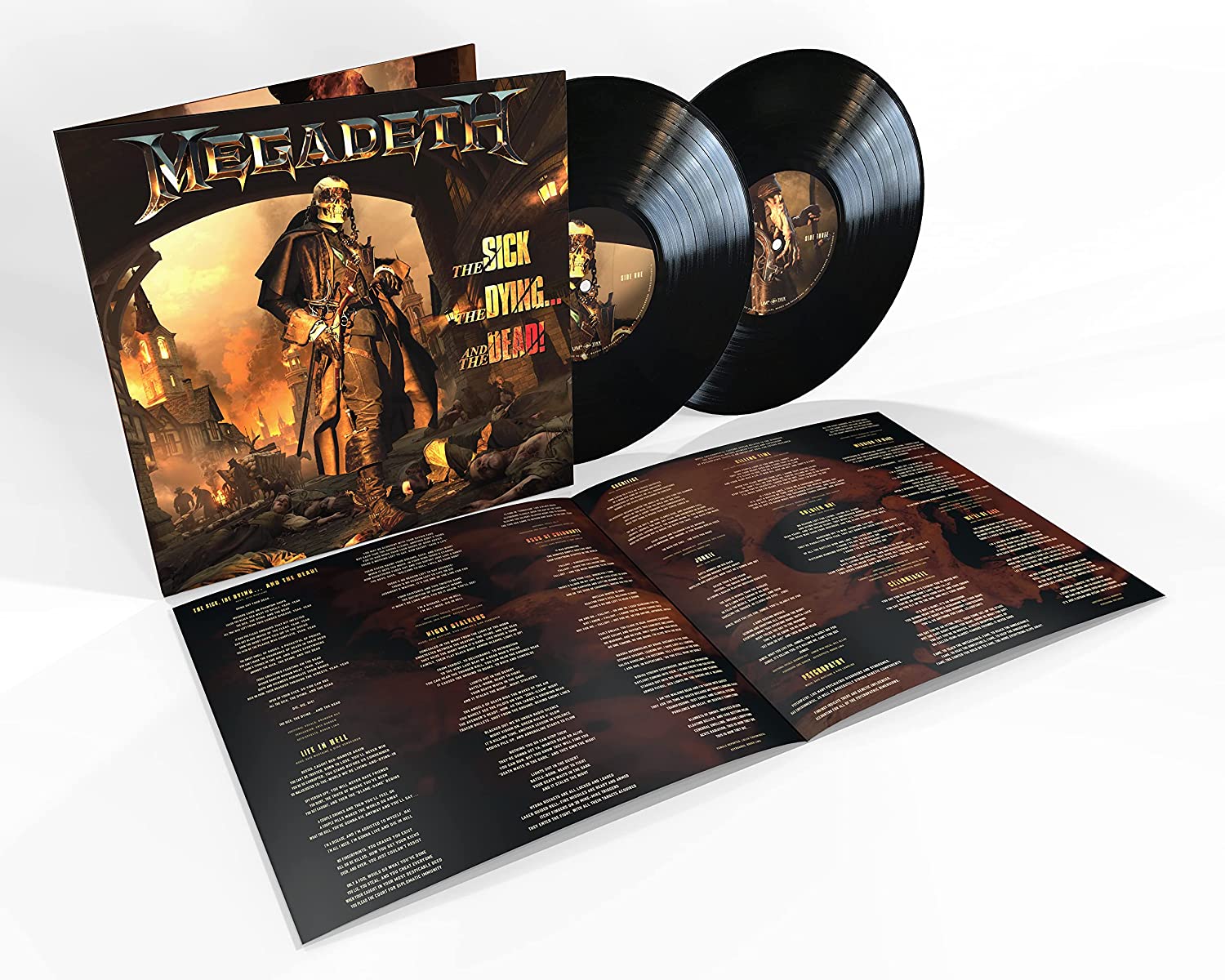 MEGADETH - SICK THE DYING AND THE DEAD LP2