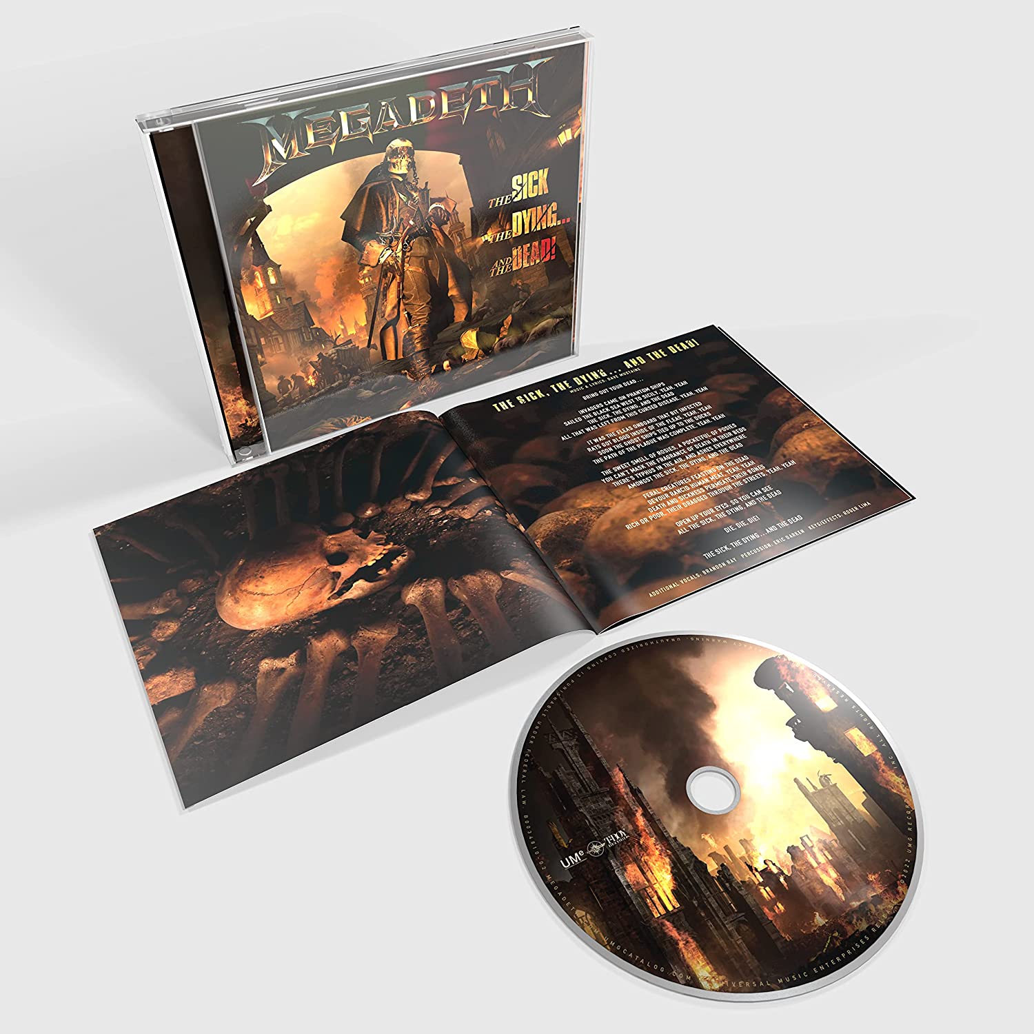 MEGADETH - SICK THE DYING AND THE DEAD! CD