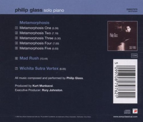 GLASS PHILIP - SOLO PIANO CD - Slika 2