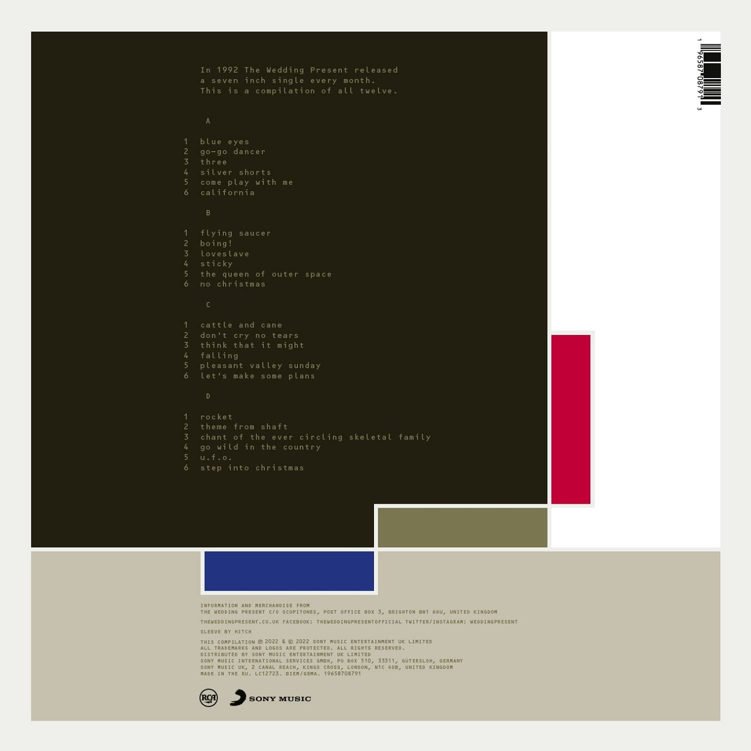 WEDDING PRESENT - THE HIT PARADE 30TH LP2 - Slika 2