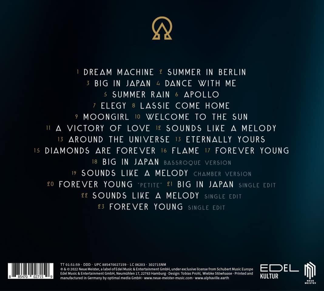 ALPHAVILLE - ETERNALLY YOURS CD - Slika 2
