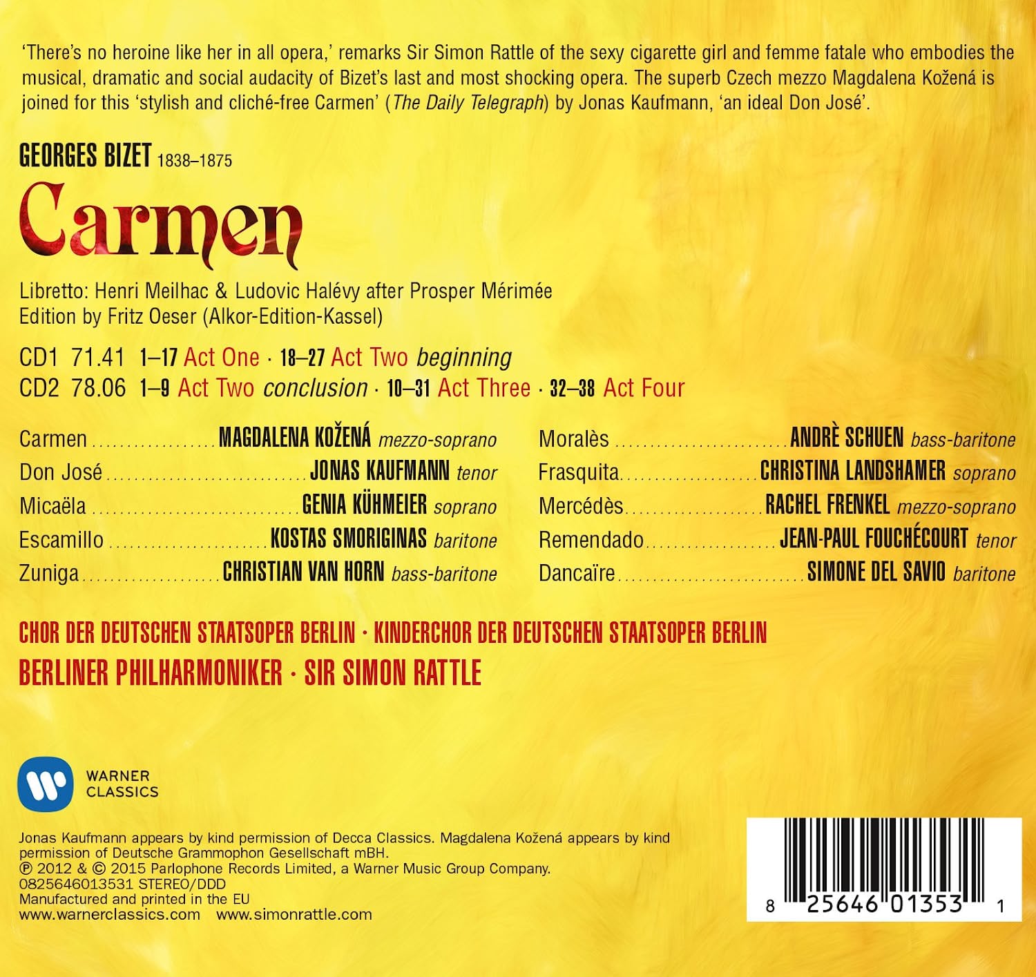 RATTLE SIMON - BIZET CARMEN CD2 - Slika 2