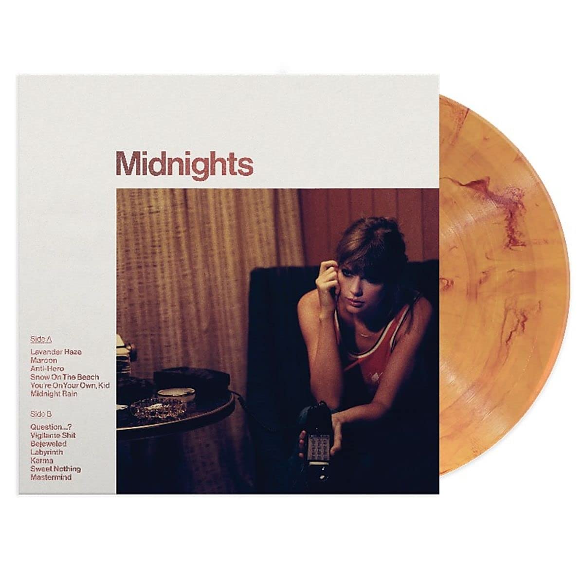 SWIFT TAYLOR - MIDNIGHTS special blood moon marbled vinyl LP