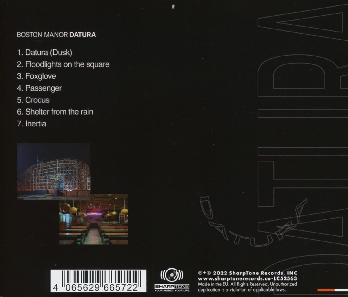BOSTON MANOR - DATURA CD - Slika 2