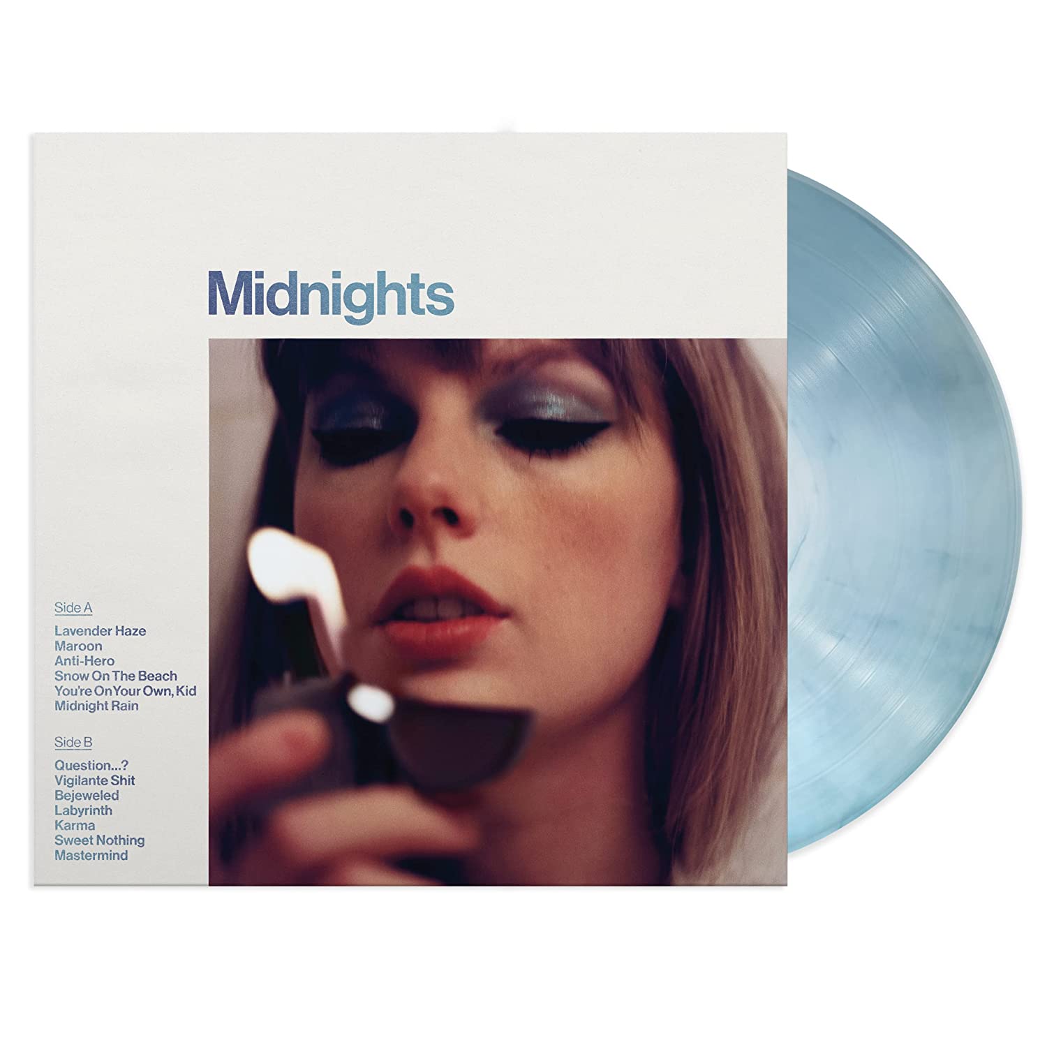 SWIFT TAYLOR - MIDNIGHTS special moonstone blue marbled vinyl LP