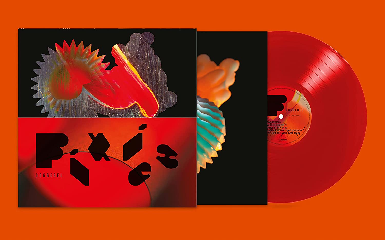 PIXUES - DOGGEREL red vinyl LP