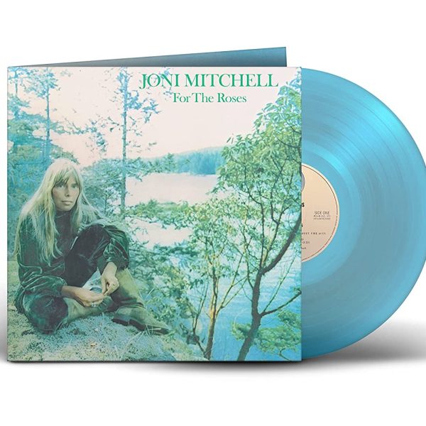 MITCHELL JONI - FOR THE ROSES transparent aqua blue vinyl LP