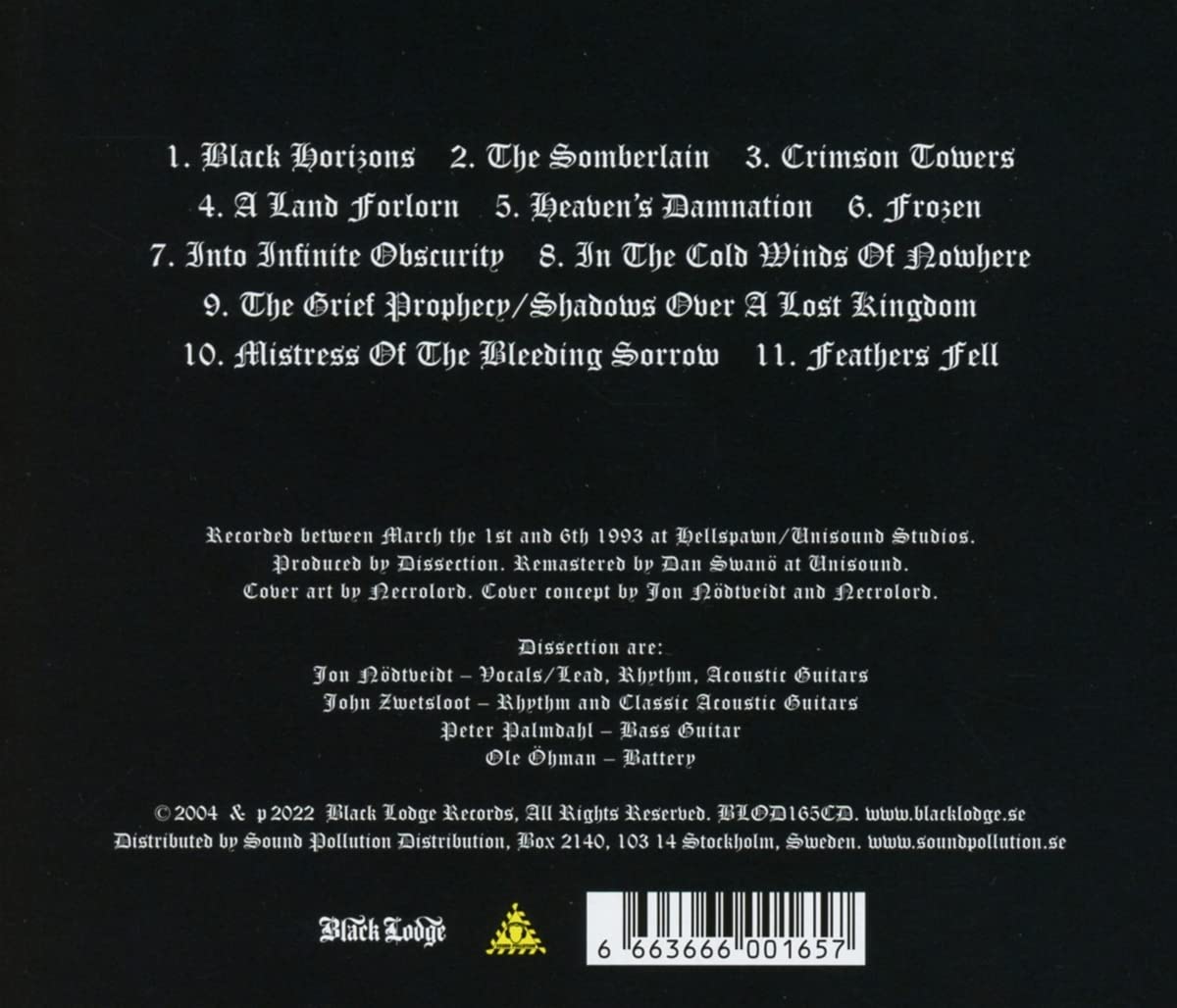 DISSECTION - SOMBERLAIN remastered CD - Slika 2