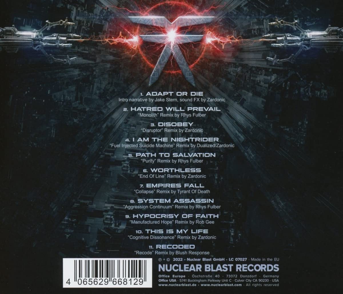 FEAR FACTORY - RECORDED CD - Slika 2