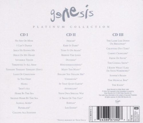 GENESIS - PLATINUM COLLECTION CD3 - Slika 2
