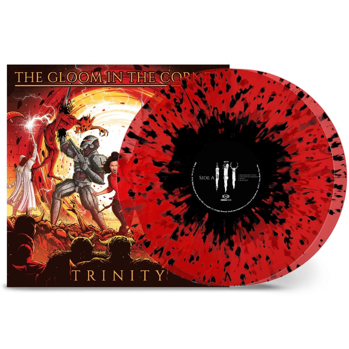 GLOOM IN THE CORNER - TRINITY LP transparent red vinyl LP2