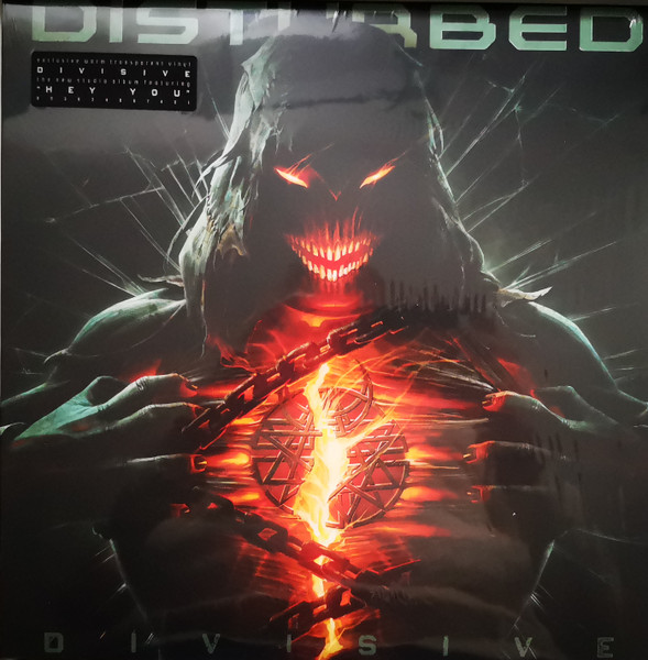 DISTURBED - DIVISIVE exclusive transparent vinyl LP