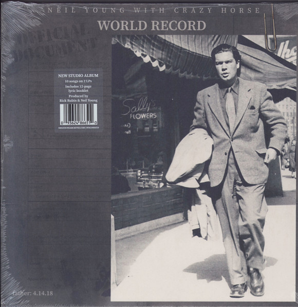 YOUNG NEIL - WORLD RECORD clear vinyl LP2